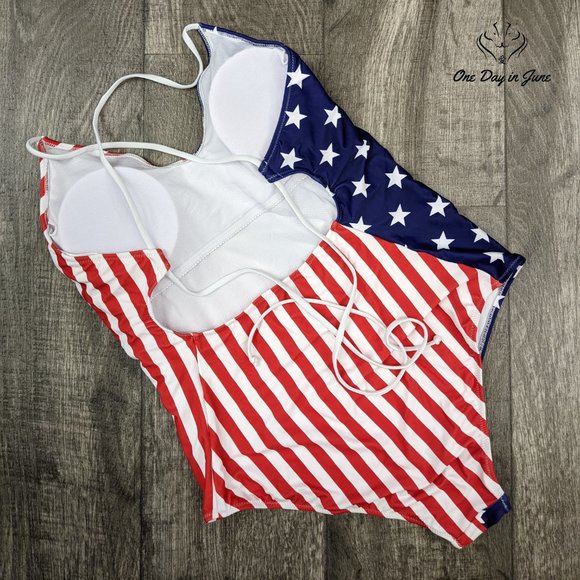 Ekouaer V Neck High Cut One Piece Swimsuit - Picture 4 of 4